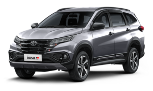 Toyota rush warna silver metalic